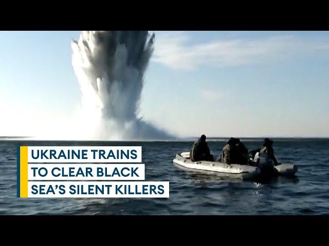 Royal Navy prepares Ukrainians to clear Black Sea of Russian mines