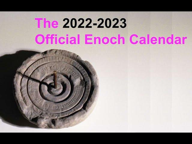 The 2022 Enoch Calendar - Official - Printable PDF