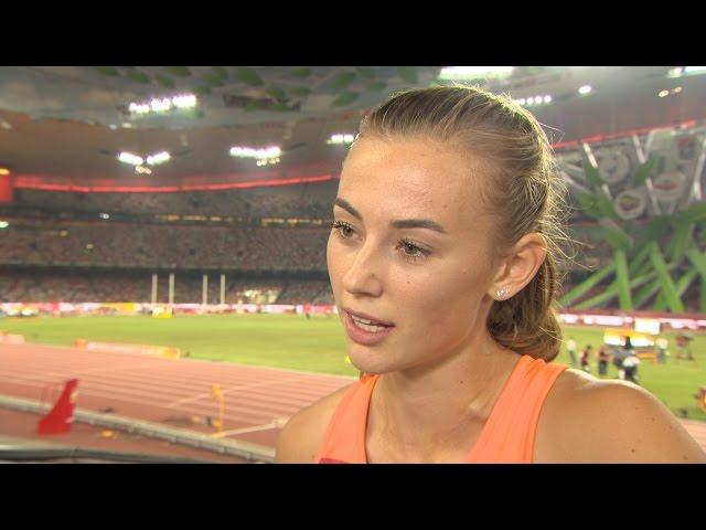 WCH 2015 Beijing - Nadine Visser NED Heptathlon 200 Metres Heat 4