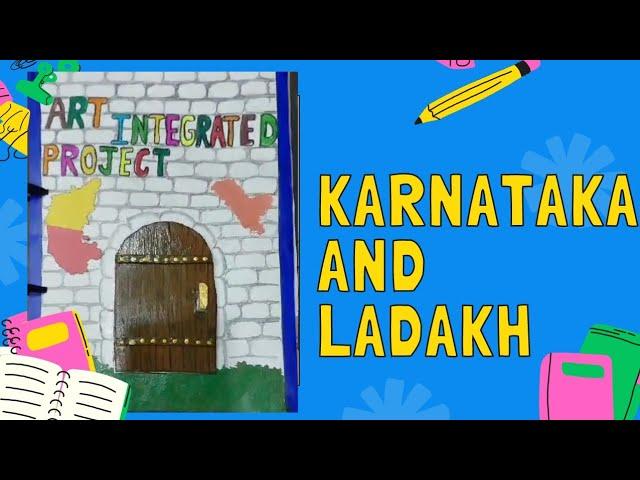 Art Integrated Project| Class 3| CBSE | Karnataka and Ladakh #trending #viral#10k #10kview