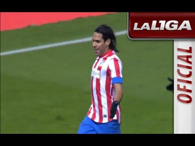 5 goles de Radamel Falcao en el Atlético de Madrid -- Deportivo de La Coruña