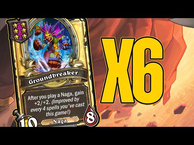 Sextuple Golden Groundshakers Destroys Everyone | Dogdog Hearthstone Battlegrounds