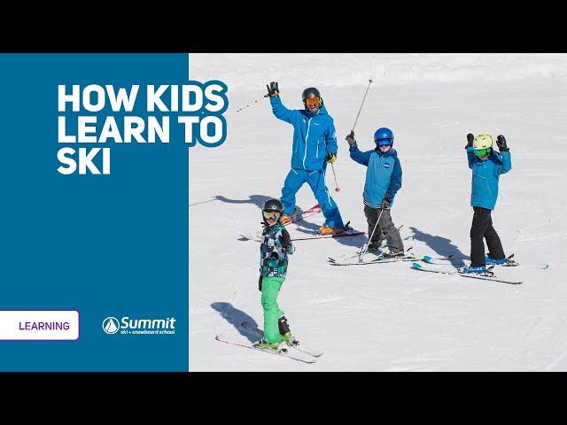 How kids learn to ski