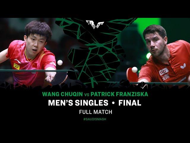 FULL MATCH | Wang Chuqin vs Patrick Franziska | MS F | #SaudiSmash 2024