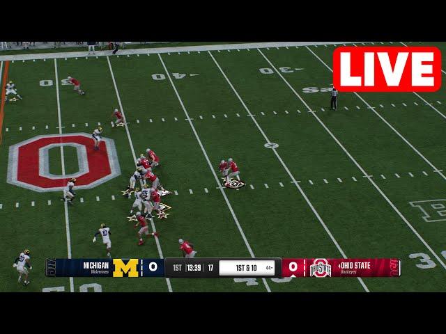 NCAAF LIVE Michigan Wolverines vs Ohio State Buckeyes | Week 14 Full Game 2024 College Football 25