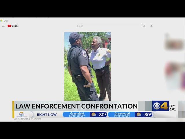 Video shows elected constable get into profanity-laced argument with IMPD officer during eviction di