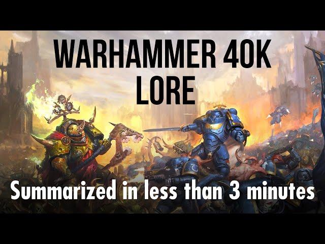 The Story of Warhammer 40k in less than 3 minutes