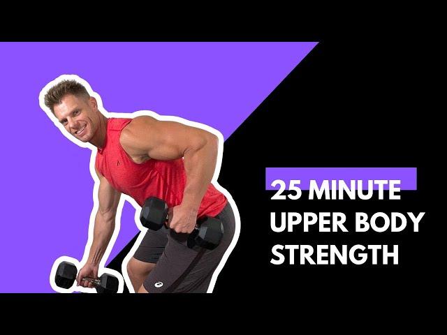 Get Stronger Arms And Shoulders In Just 25 Minutes With This Upper Body Workout!