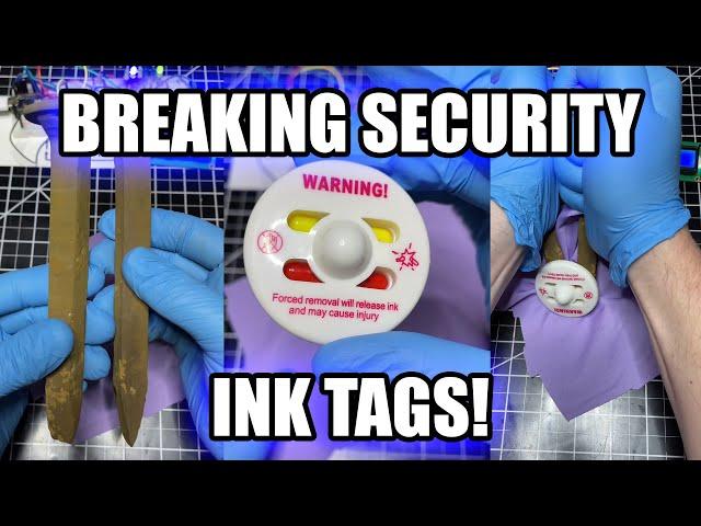 Breaking a Security Ink Tag #shorts