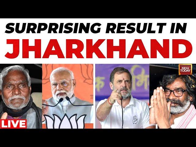 Jharkhand LIVE Vote Counting | 'INDIA' Bloc Goes Past Majority Mark In Jharkhand | BJP Vs JMM