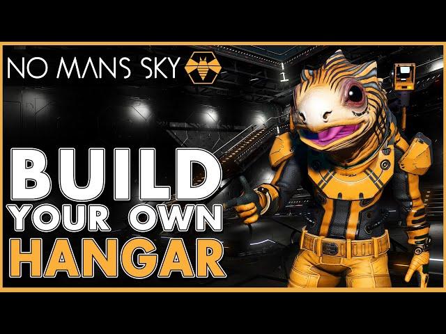 Build a FREIGHTER HANGAR - No Man's Sky Glitch Building Techniques - Guide by Beeblebum