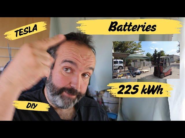 Nos batteries lithium TESLA 225kWh DIY