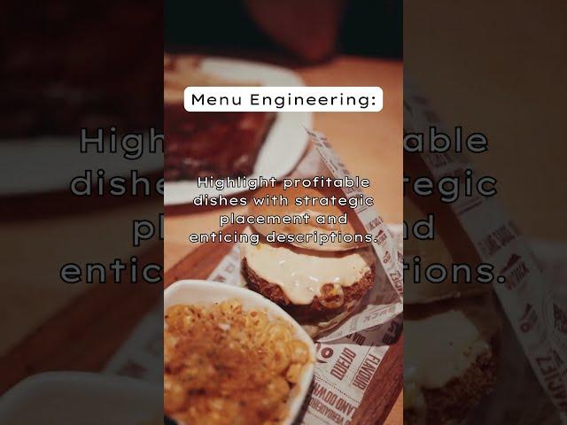  Restaurant owners, it's time to #menuengineering  for success! #restaurantowners #chef #shorts