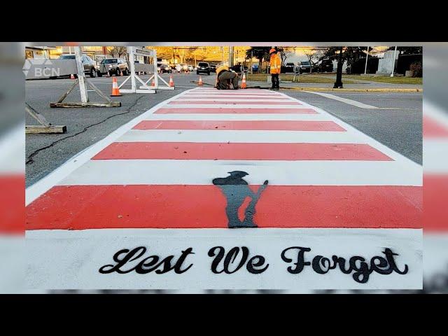 Town of Cochrane unveils veterans crosswalk | Thursday, Nov 7, 2024  | Landon Hickok | BCN