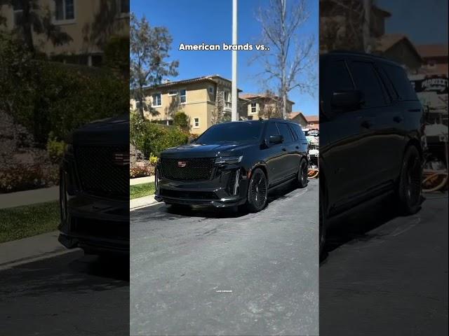American Cars brands vs...