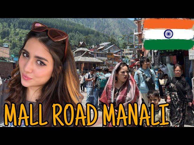 Manali Mall Road ~ Manali Vlog // Shopping - Prices Fun ( Foreigner in Manali ️)