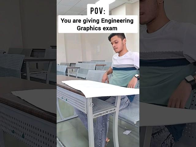 Engineering Drawing #collegelife #engineering #engineeringdrawing #studentlife #memes #mhtcet #jee