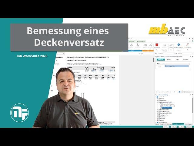 Effiziente Bemessung und Modellierung eines Deckenversatzes in MicroFe (Level B) mbinar #25-03