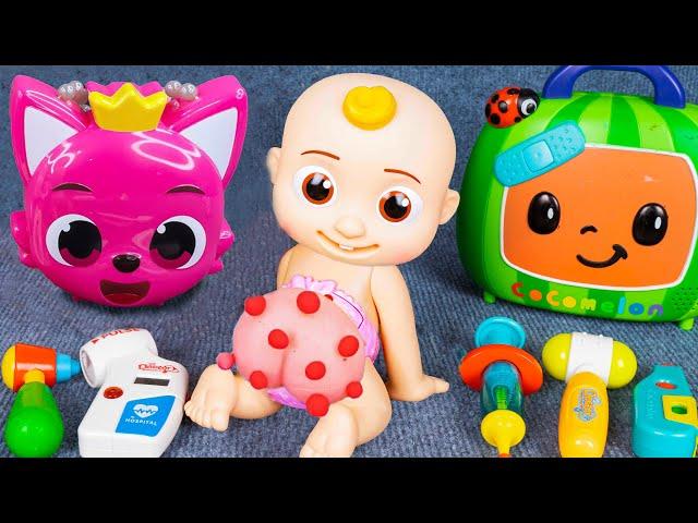 Pinkfong Ambulance ASMR, Satisfying Unboxing COCOMELON Doctor Set Collection | Toy ASMR