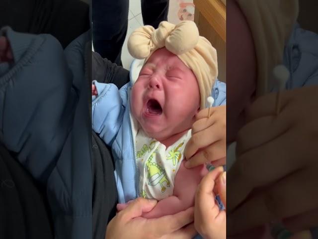 Lovely Baby get first vaccination. So lovely and cute baby. #lovelybaby #cutebaby #babyvideos