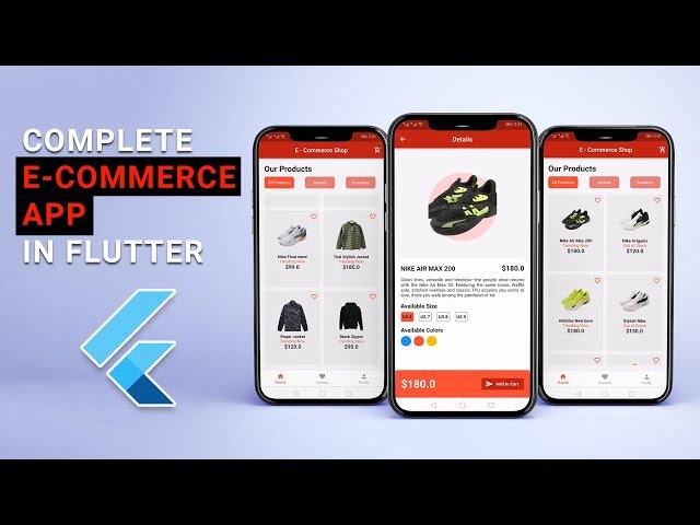 Flutter Complete E-Commerce App | Flutter UI