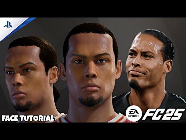 How To Make VIRGIL VAN DIJK in EA FC 25 (Face Tutorial)