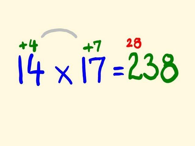 Fast Mental Multiplication Trick - multiply in your head using base 10