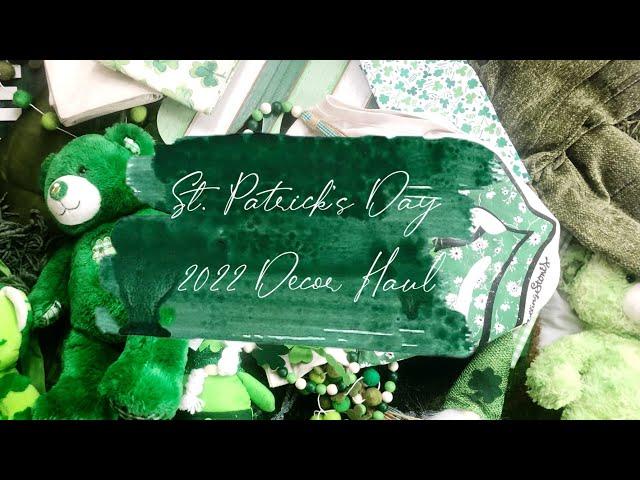 ️ St. Patrick’s Day Home Decor Haul 2022 ️