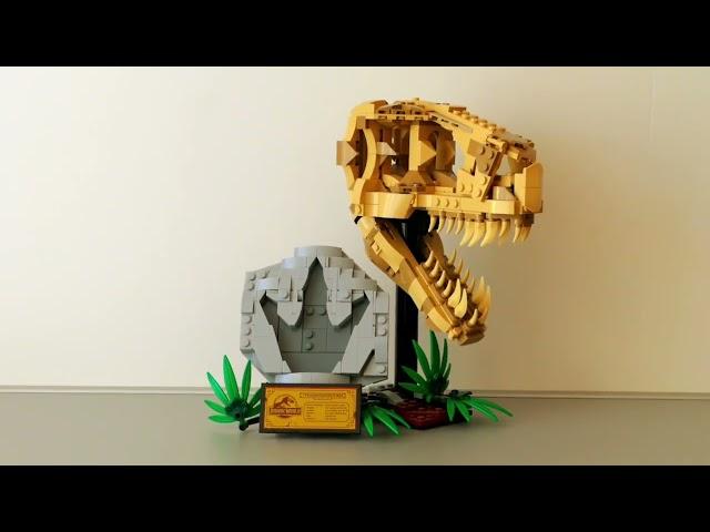 01 Elio' s Brick World  -  Lego Jurassic World Dinosaur Fossils T-Rex Skull 76964