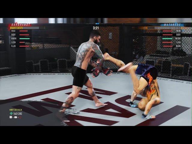 EA SPORTS UFC 4 Advance Single Leg Takedown Defense (mycareer mode) #ufc #ufc4 #ps5