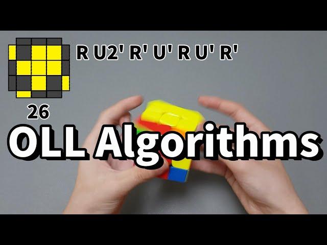 OLL 공식 & 핑거 트릭 | All OLL Algorithms & Finger Tricks