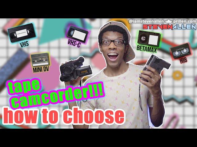 How To Choose The BEST Camcorder - Vintage Tape in 2021 | VHS - VHS-C - Video8 - MiniDV Tutorial