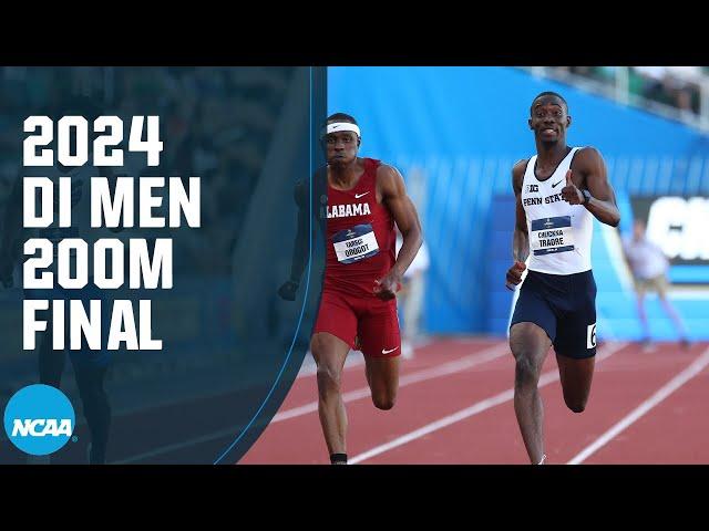 Men's 200m final - 2024 NCAA outdoor track and field championships