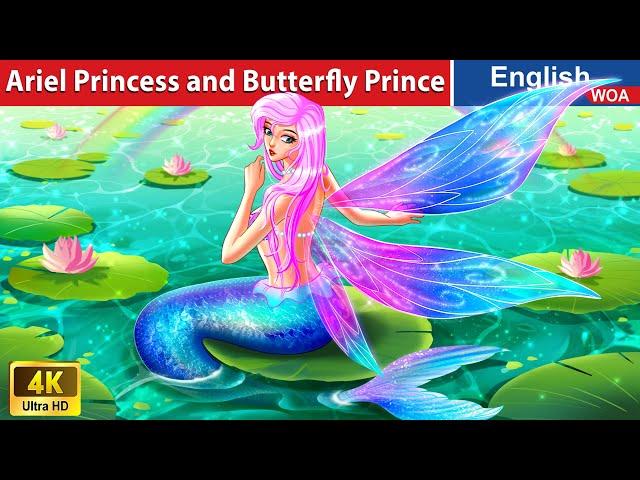 Ariel Princess and Butterfly Prince  Sleep Story  Fairy Tales in English @WOAFairyTalesEnglish