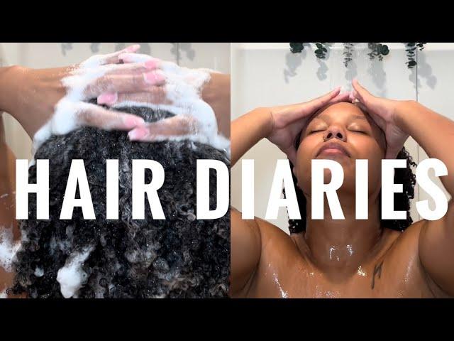 HAIR DIARIES Ep. 1 | My Go-To Natural Hair Wash And Blow Dry Routine Revealed After The Big Chop