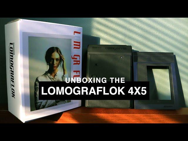 UNBOXING LOMOGRAPHY LOMOGRAFLOK 4X5 BACK (FIRST TIME)