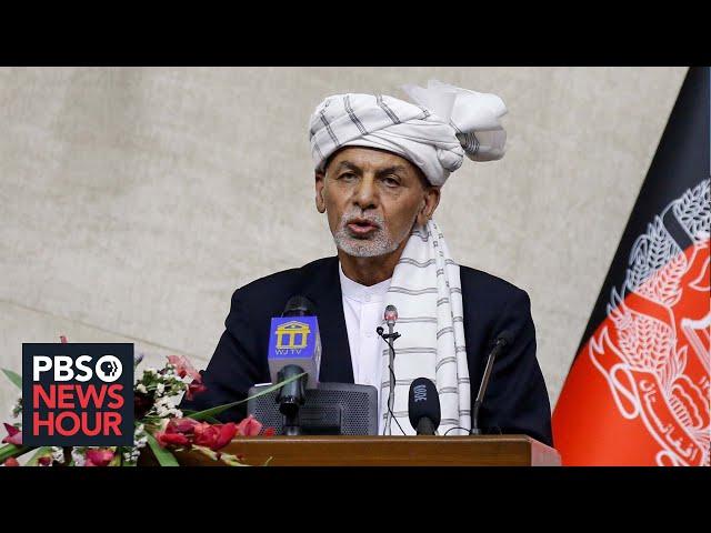 Afghanistan's former President Ashraf Ghani on the U.S. withdrawal and Taliban takeover