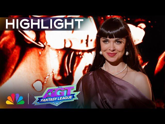 Kseniya Simonova's INCOMPARABLE sand art tells an EMOTIONAL family tale! | AGT: Fantasy League 2024