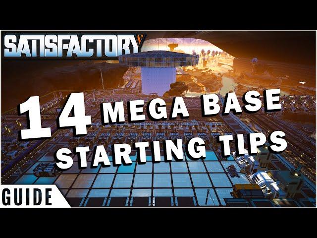 14 Mega Factory Starting Tips | Satisfactory Game