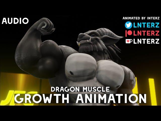 Wrestling Muscle Growth Animation (Short Version)