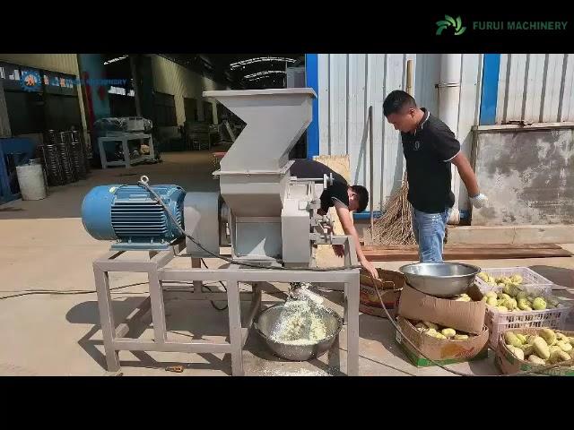 Industrial Hammer Crusher for Fruits and Vegetables