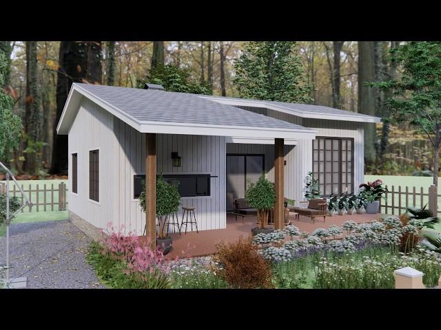 Cozy Home - 6x10 Meters - Rustic On Outside But Cozy On Inside | Exploring Tiny House