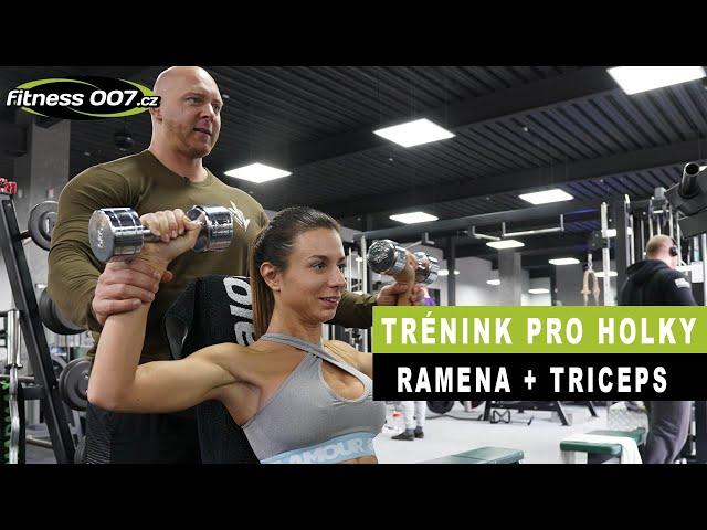 TLAKOVÝ DEN 2# | Trénink pro holky. Ramena, prsa a triceps. Série a opakování.