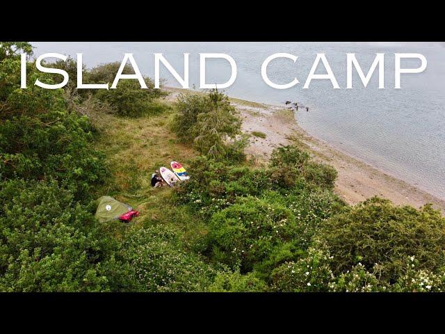 Paddle Boarding to an ISLAND for a Wild Camping Adventure!