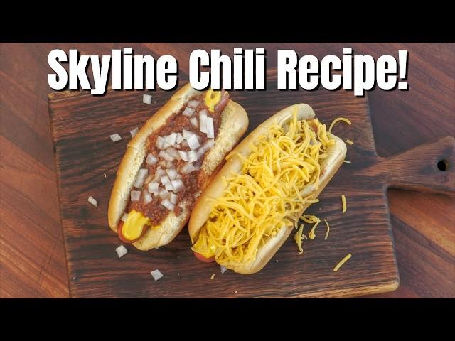 The Best Skyline Chili Dogs Copycat! | Skyline Chili Recipe | Most Authentic Recipe!