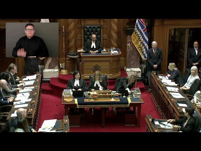 BC Legislature Live Stream