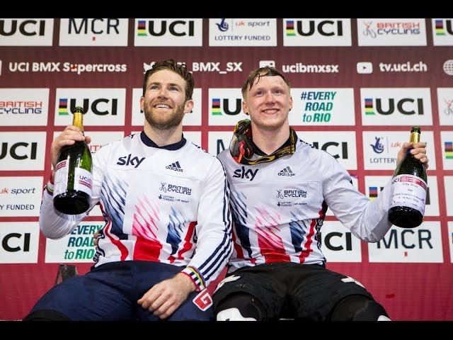 Liam Phillips wins 2016 UCI BMX Supercross World Cup in Manchester