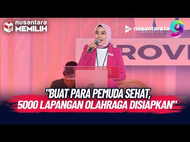 Adu Program!! Soal Gen Z, Gitalis Dwi Natarina: 5000 Lapangan Olahraga Kami Siapkan | SPECIAL REPORT