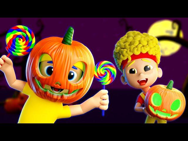 Halloween Dance with Pumpkin Head | D Billions Kids Songs