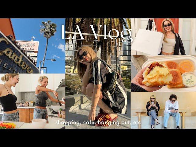 【LA vlog】友達と過ごす充実したLAでの7日間カフェ/購入品紹介/風邪ひいた話